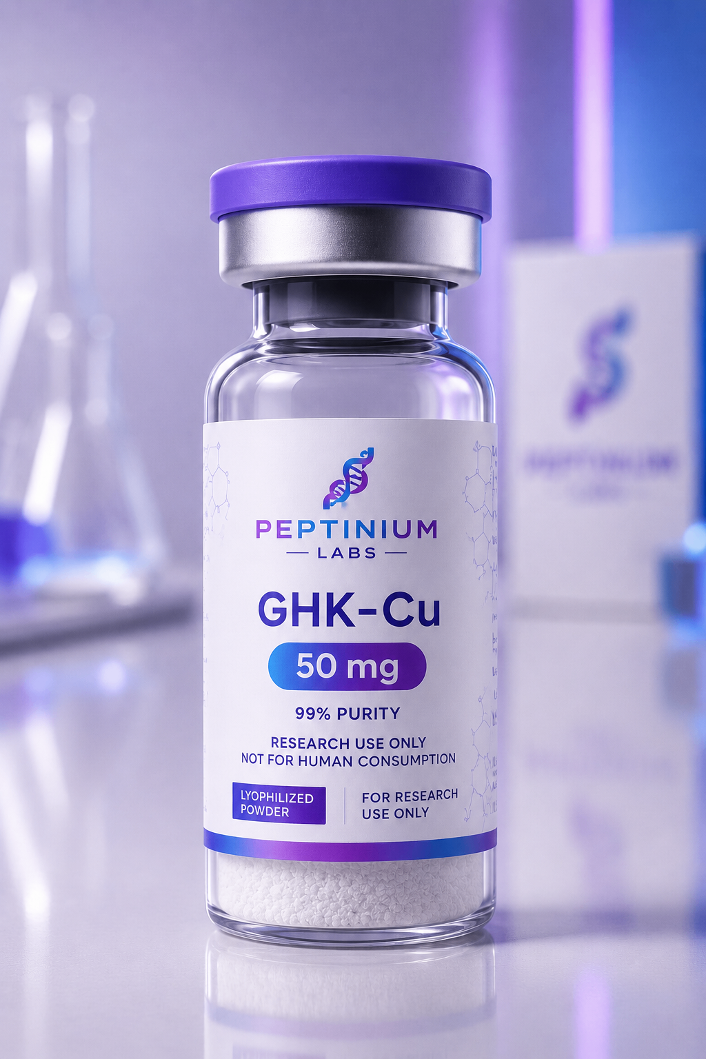 Flacon GHK-Cu — Research Use Only