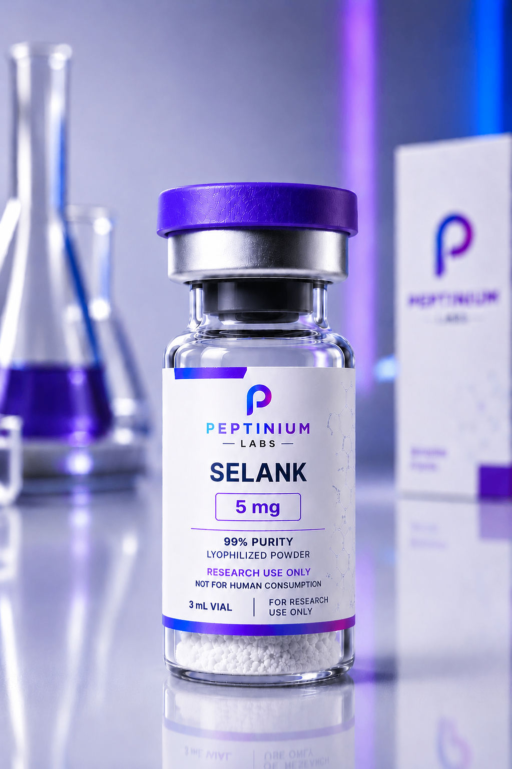 Flacon Selank — Research Use Only