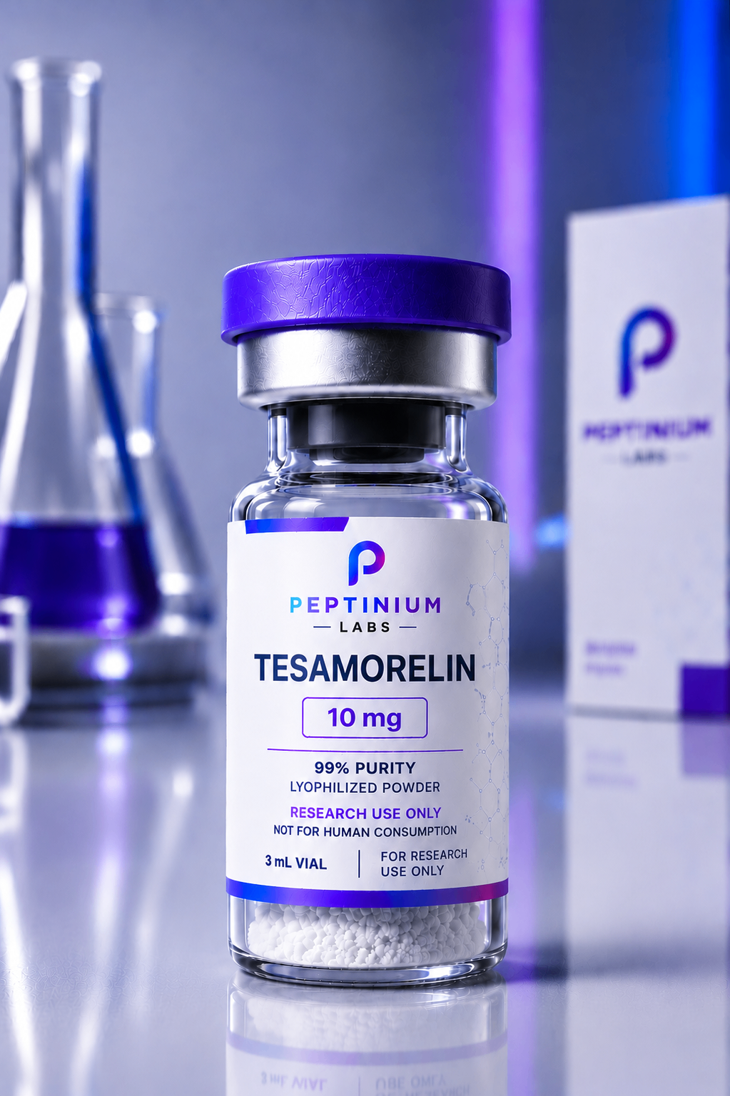 Flacon Tesamorelin — Research Use Only