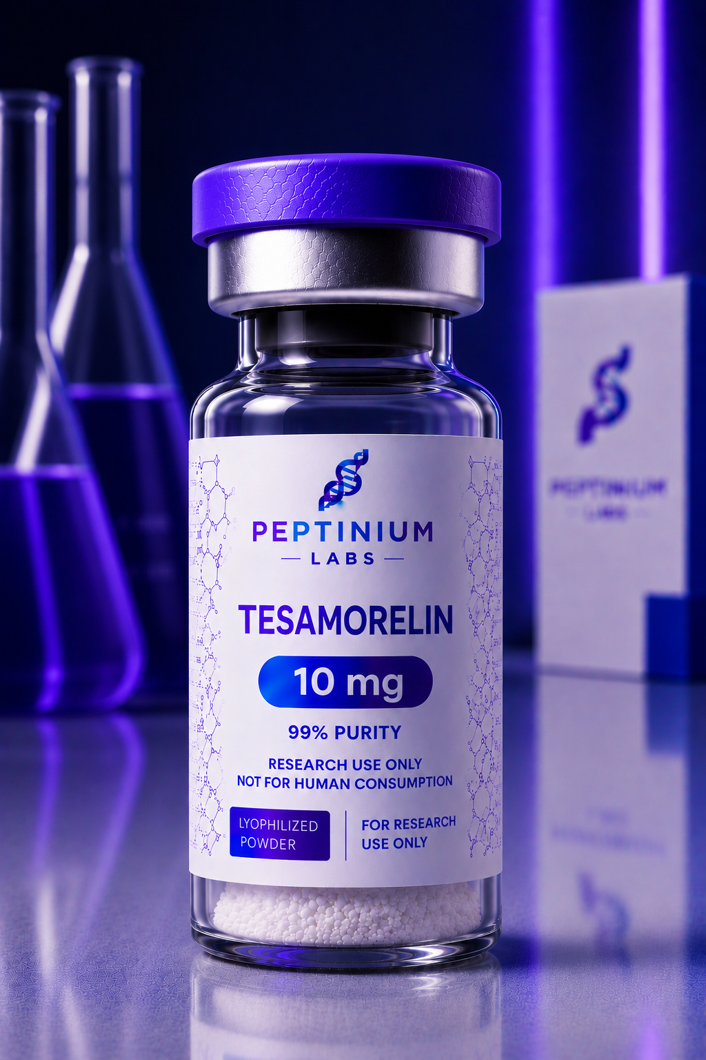 Flacon Tesamorelin — Research Use Only
