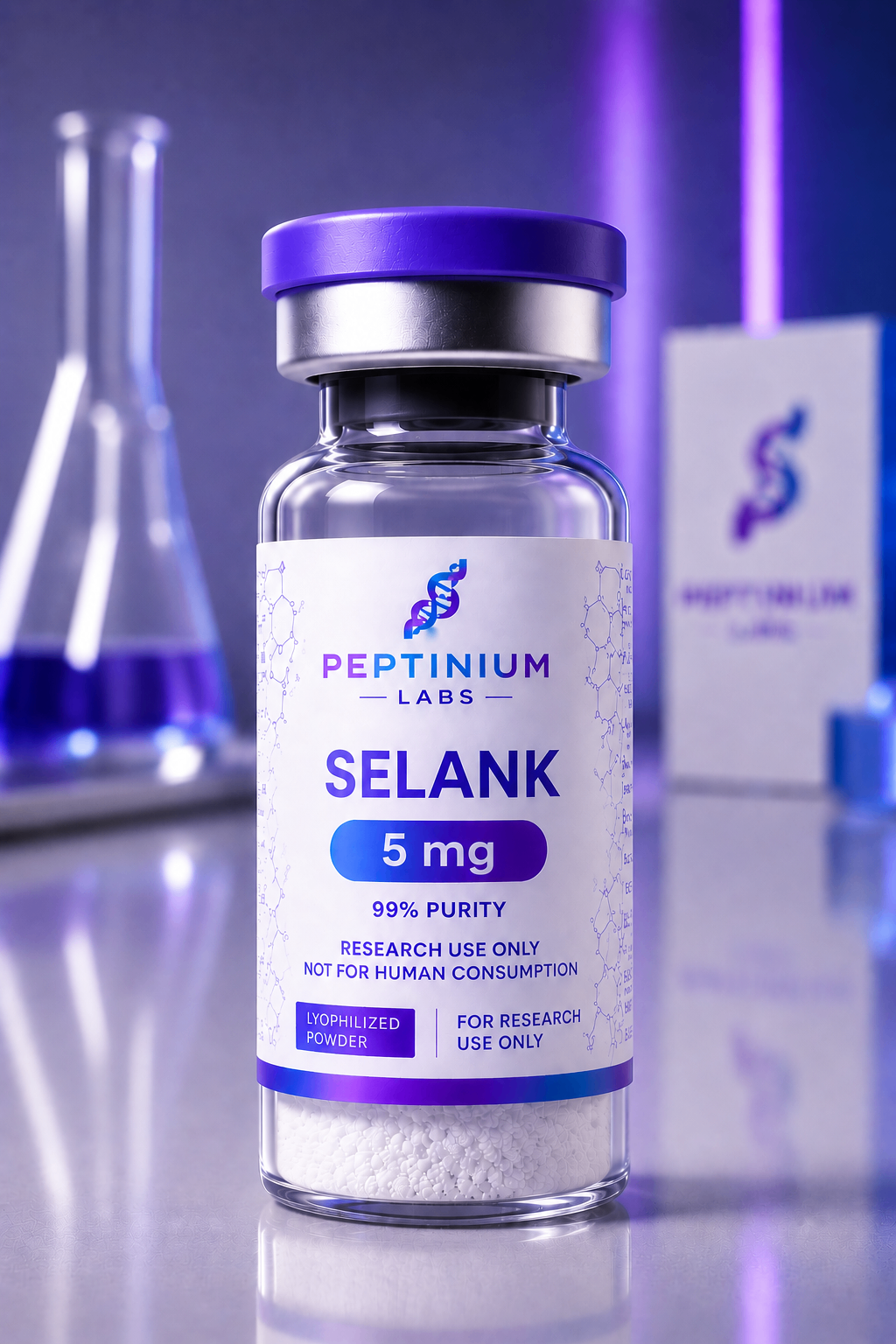 Flacon Selank — Research Use Only