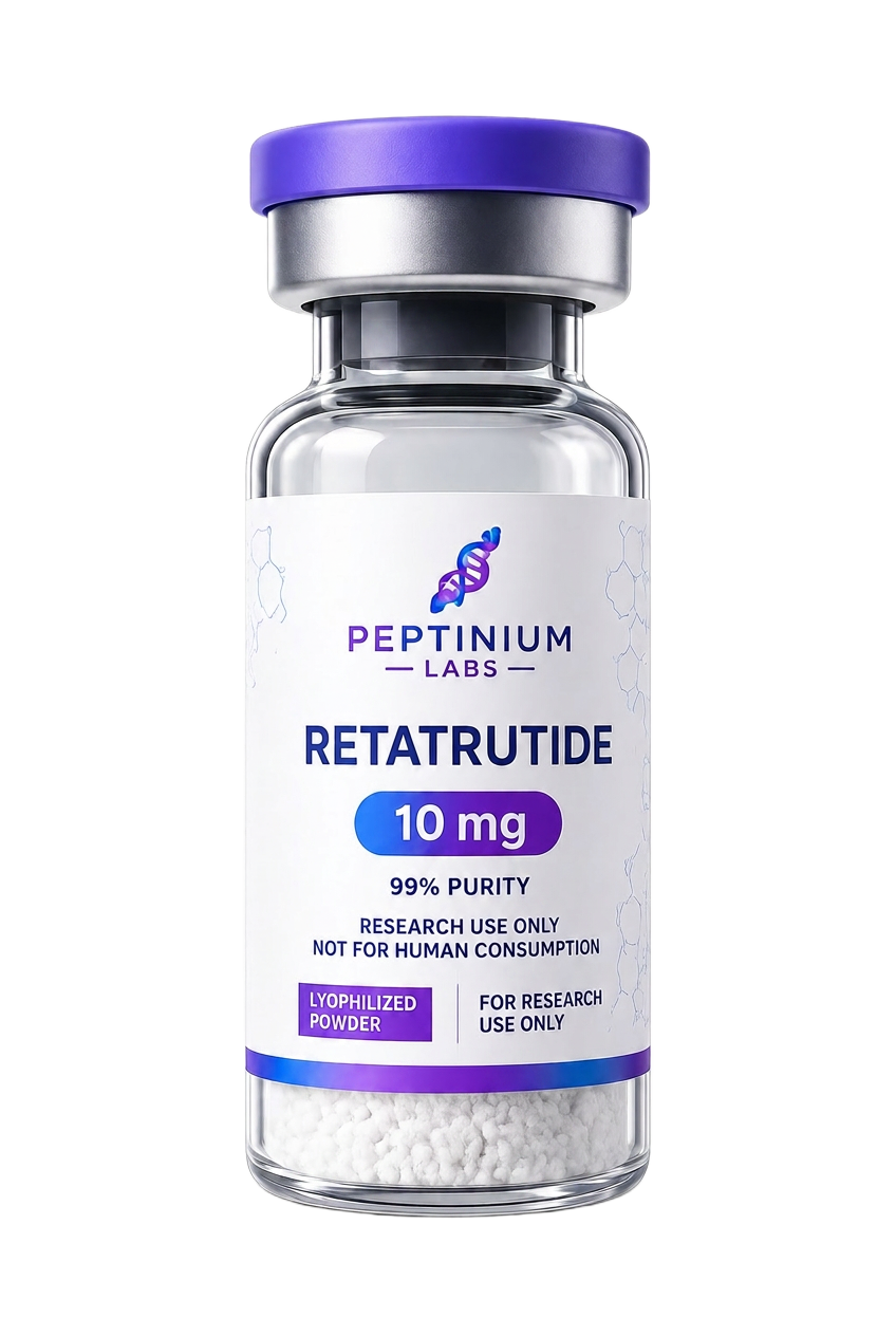 Flacon Peptinium Retatrutide — pureté 99%